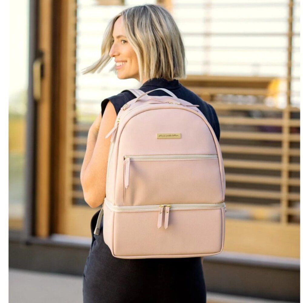 Petunia Pickle Bottom Axis Backpack: Blush‎ Leatherette